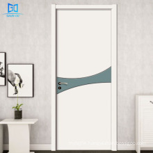 China factory wholesale wood door hdf melamine door simple wood door GO-A049